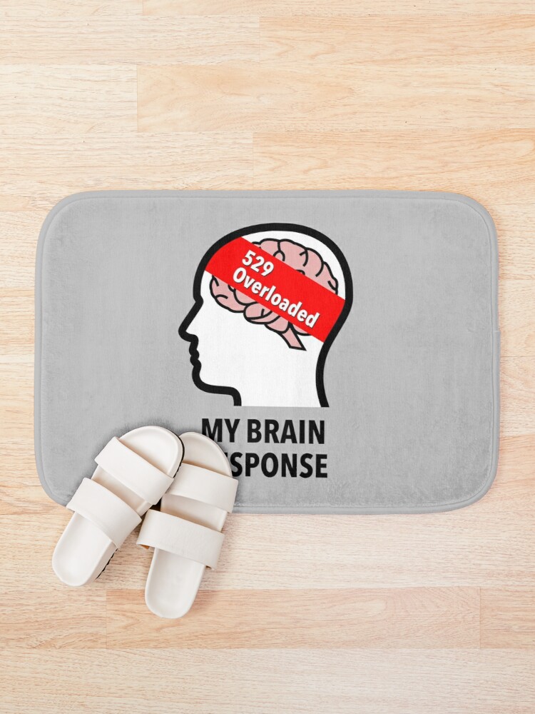 My Brain Response: 529 Overloaded Bath Mat product image