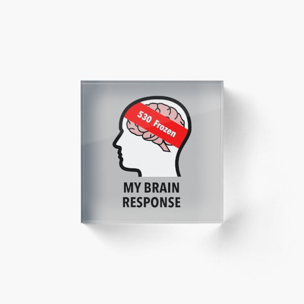 My Brain Response: 530 Frozen Acrylic Block product image