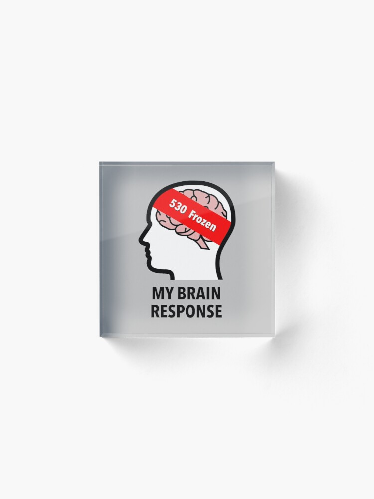 My Brain Response: 530 Frozen Acrylic Block product image