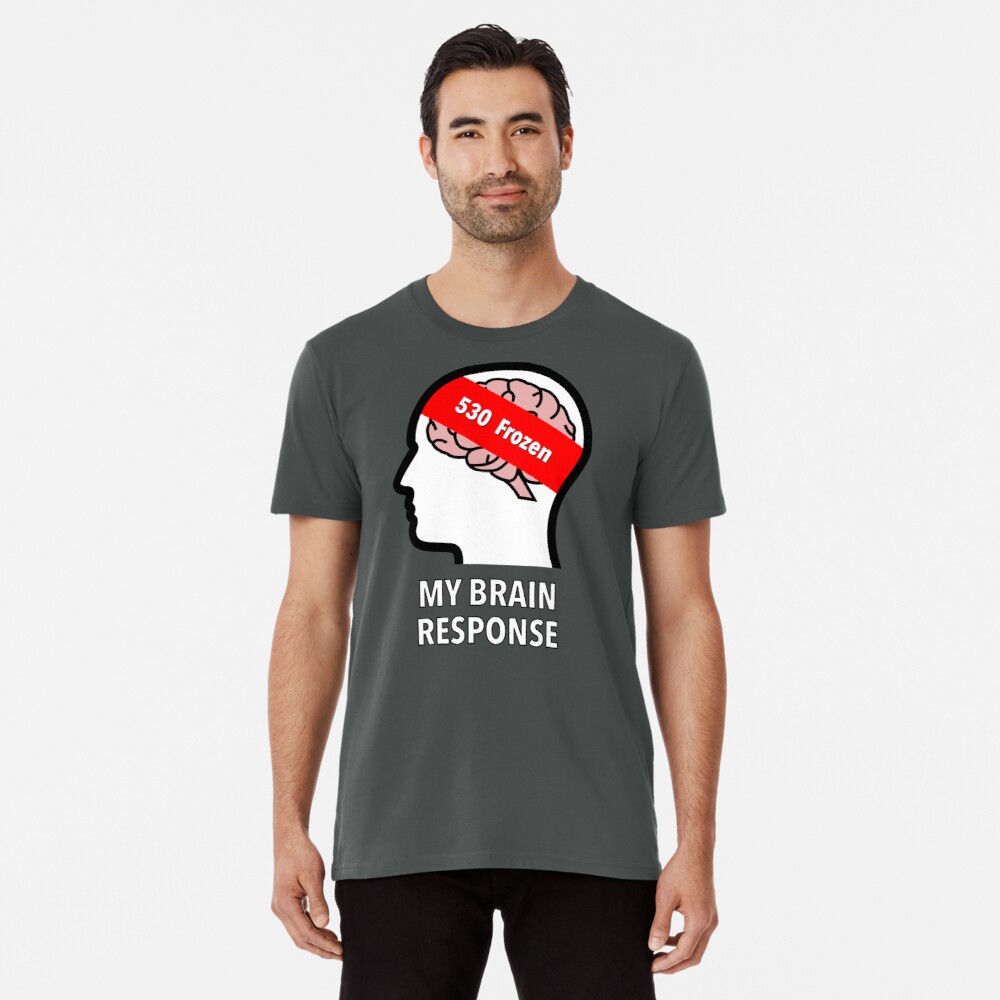 My Brain Response: 530 Frozen Premium T-Shirt product image