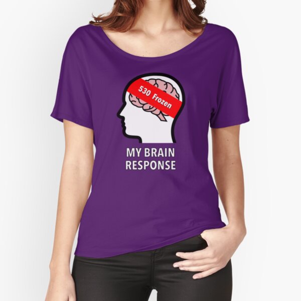 My Brain Response: 530 Frozen Relaxed Fit T-Shirt product image