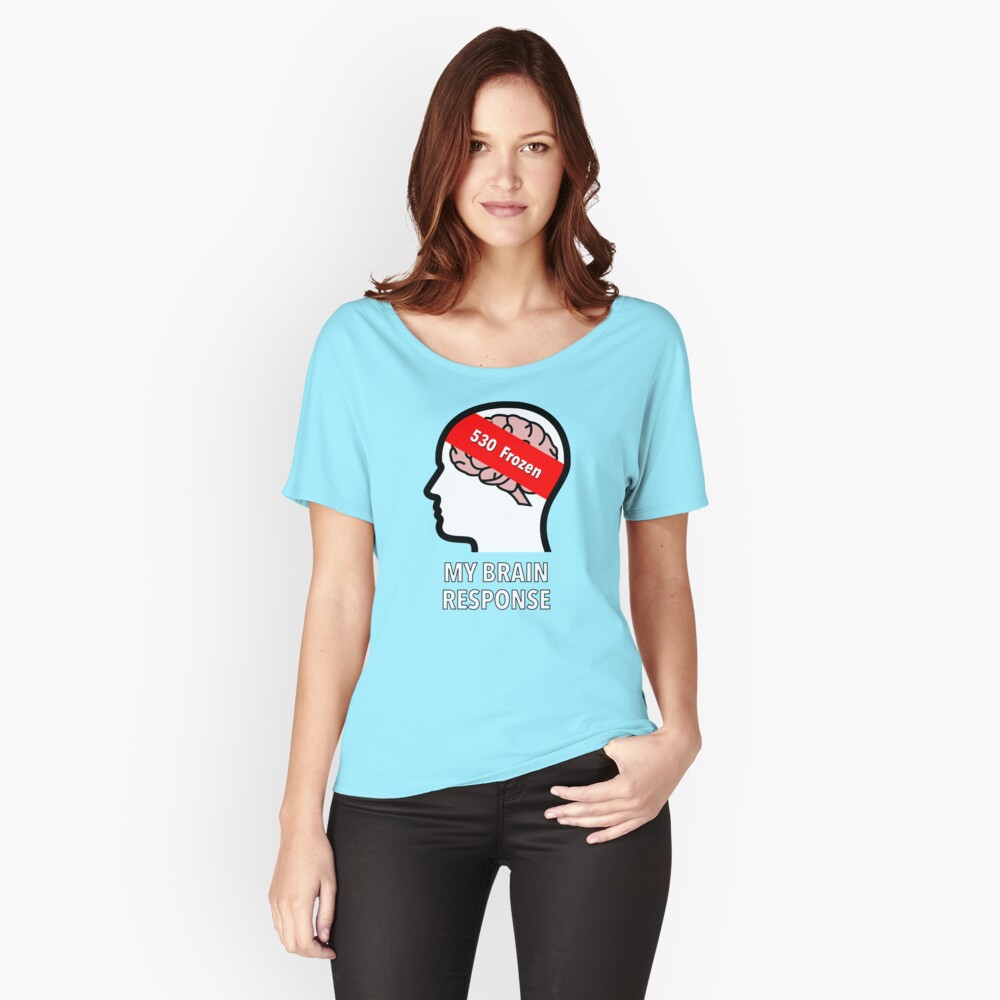 My Brain Response: 530 Frozen Relaxed Fit T-Shirt product image