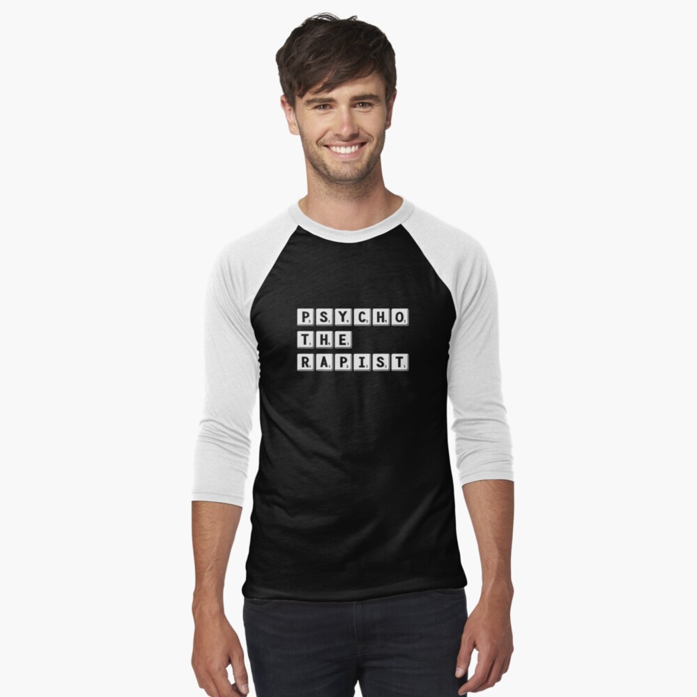 PsychoTheRapist - Identity Puzzle Baseball ¾ Sleeve T-Shirt
