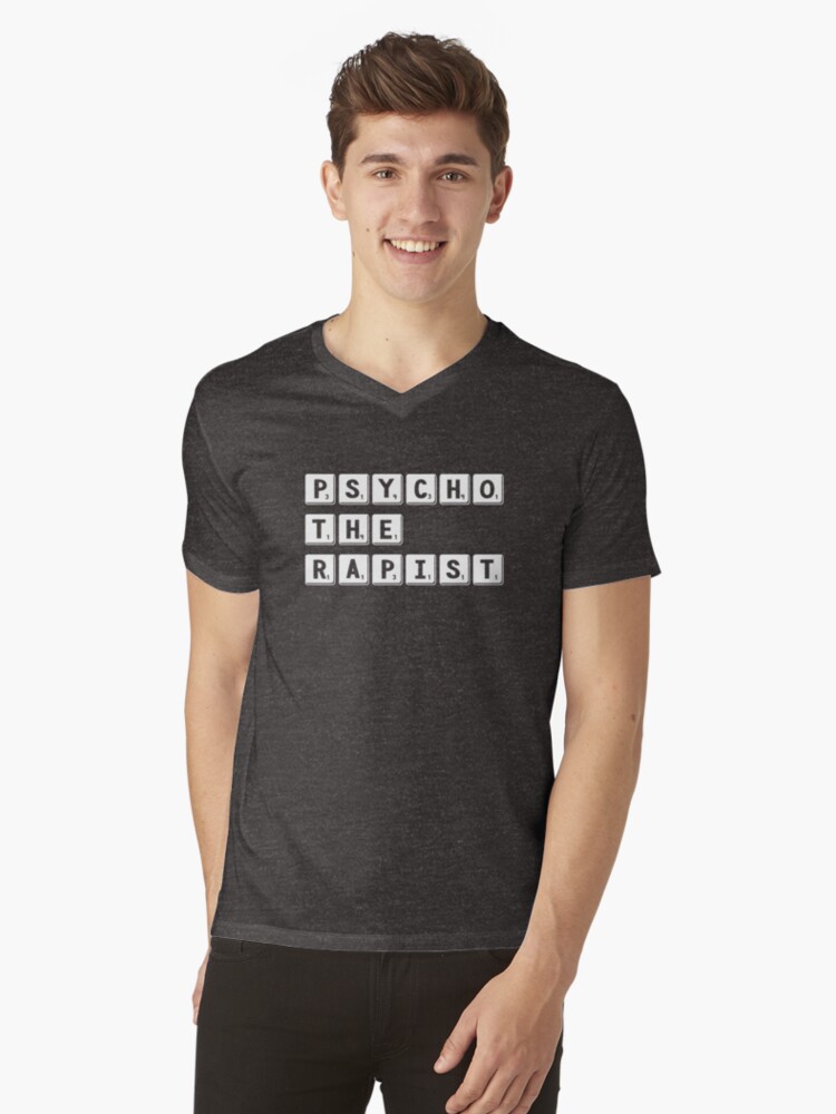 PsychoTheRapist - Identity Puzzle V-Neck T-Shirt product image