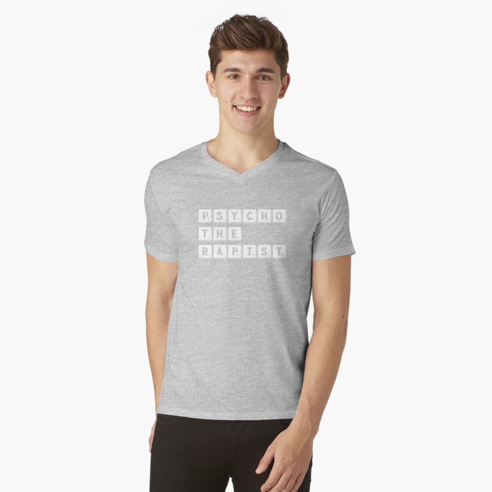 PsychoTheRapist - Identity Puzzle V-Neck T-Shirt