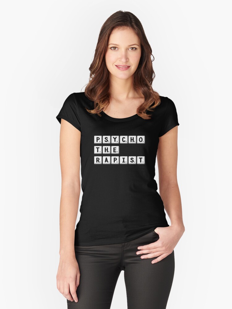 PsychoTheRapist - Identity Puzzle Fitted Scoop T-Shirt product image