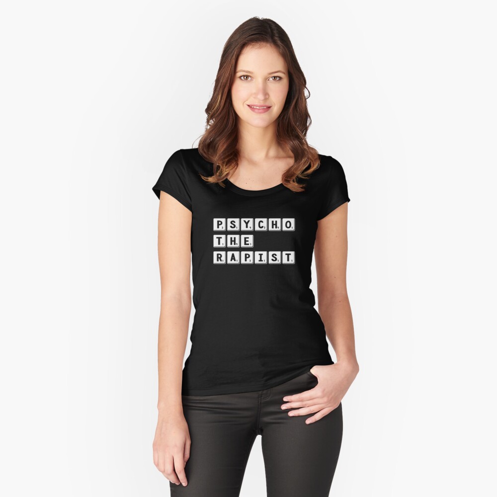 PsychoTheRapist - Identity Puzzle Fitted Scoop T-Shirt product image