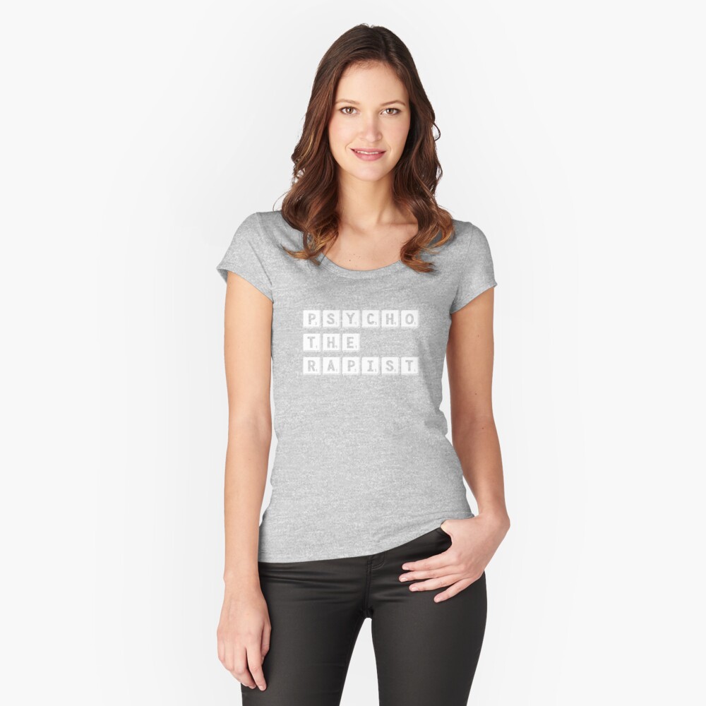 PsychoTheRapist - Identity Puzzle Fitted Scoop T-Shirt