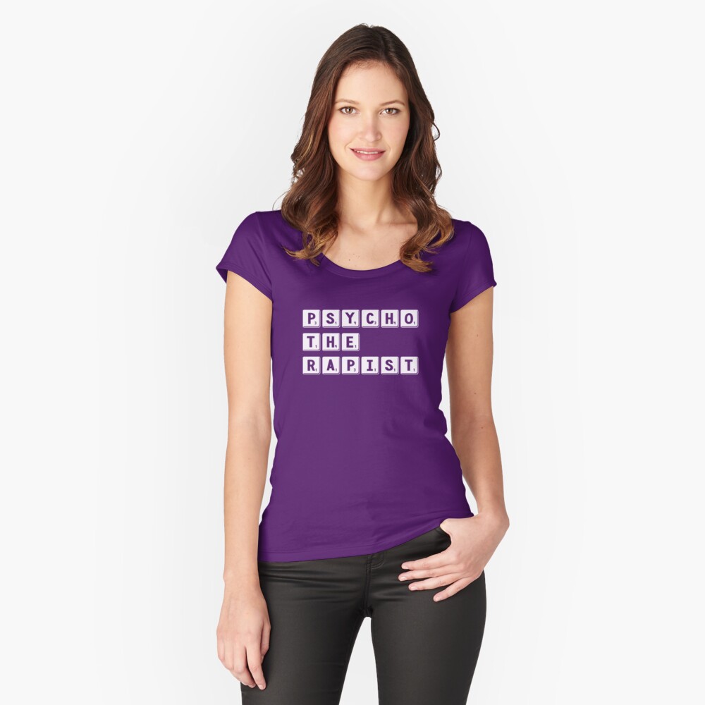 PsychoTheRapist - Identity Puzzle Fitted Scoop T-Shirt