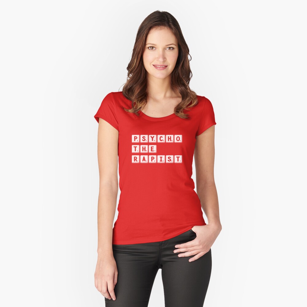 PsychoTheRapist - Identity Puzzle Fitted Scoop T-Shirt product image