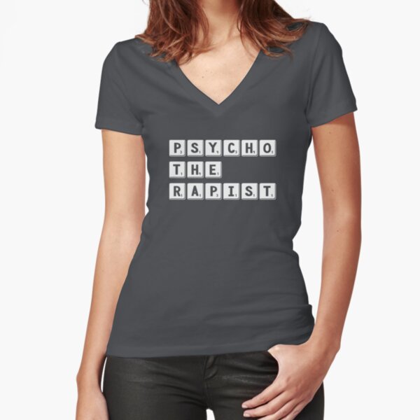 PsychoTheRapist - Identity Puzzle Fitted V-Neck T-Shirt product image