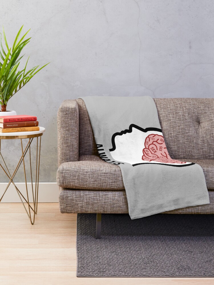 Sex Is Always On My Mind Throw Blanket product image