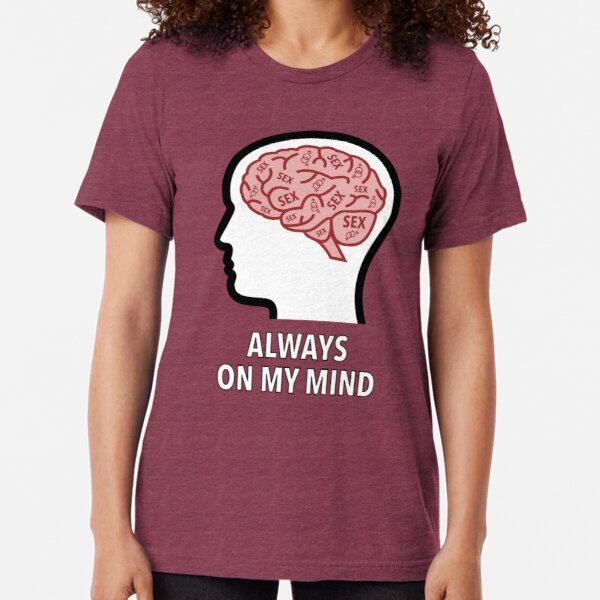 Sex Is Always On My Mind Tri-Blend T-Shirt product image