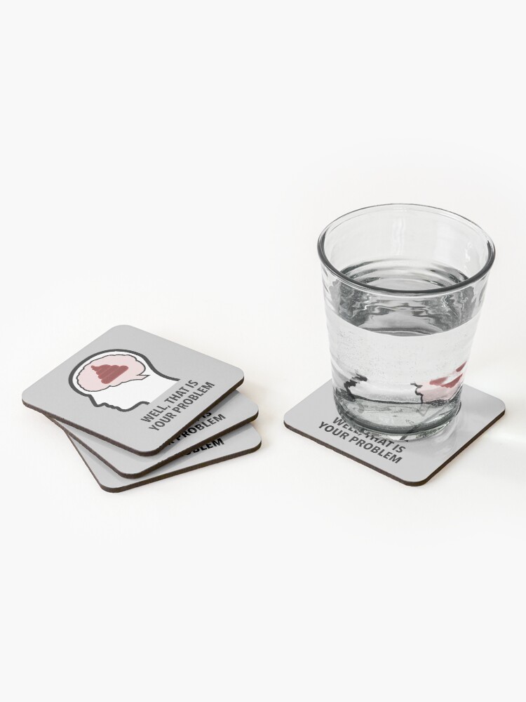 Empty Head - Well, That Is Your Problem Coasters (Set of 4) product image