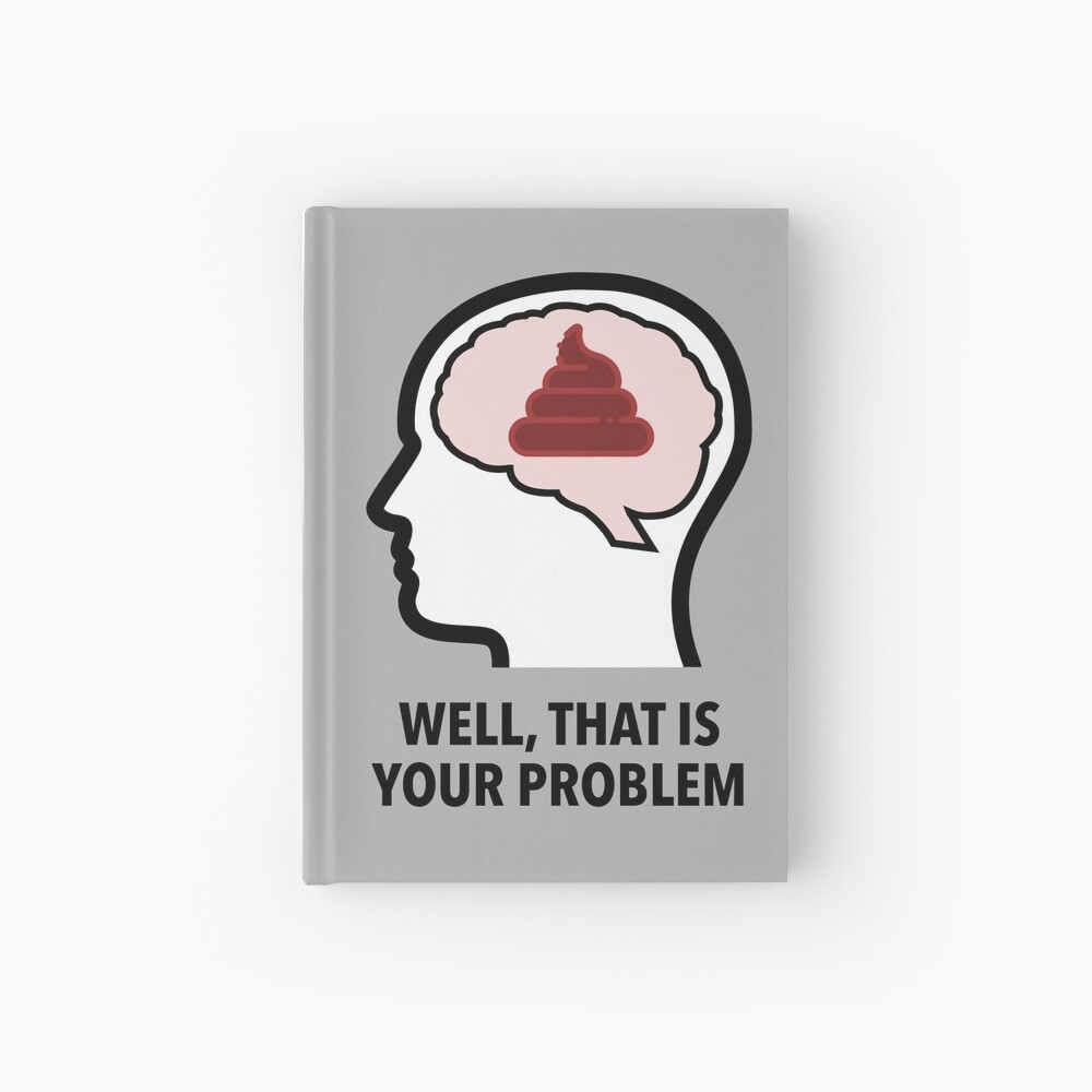 Empty Head - Well, That Is Your Problem Hardcover Journal product image
