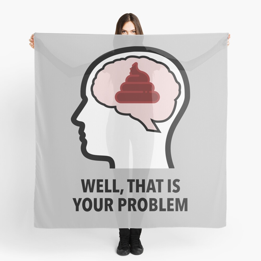 Empty Head - Well, That Is Your Problem Scarf