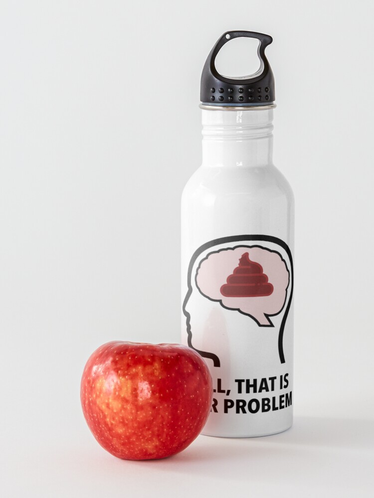 Empty Head - Well, That Is Your Problem Water Bottle product image