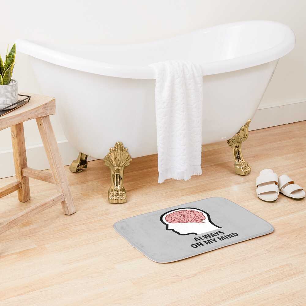 Sh*t Is Always On My Mind Bath Mat product image