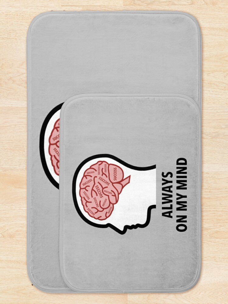 Success Is Always On My Mind Bath Mat product image